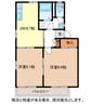 しなの鉄道北しなの線/北長野駅 徒歩34分 2階 築32年 2DKの間取り