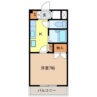 間取図 グリーンピア・南