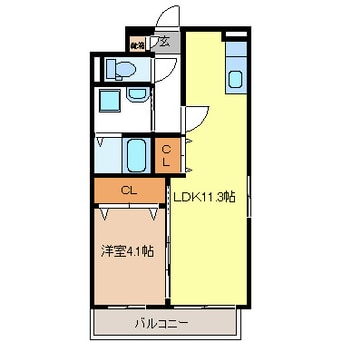 間取図 ライフコア中千田