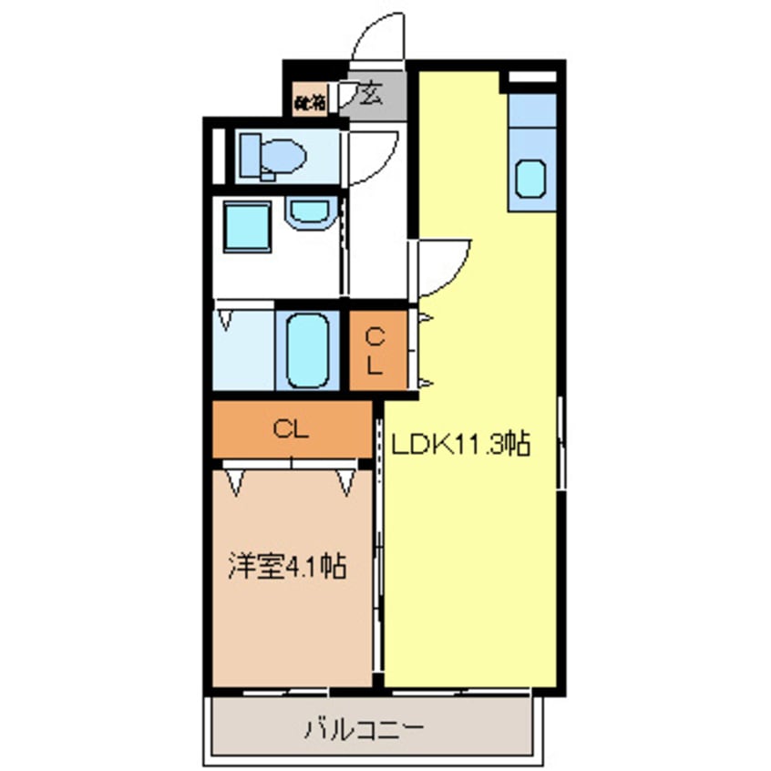 間取図 ライフコア中千田
