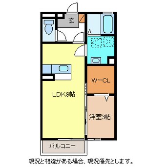 間取図 しなの鉄道北しなの線/北長野駅 徒歩29分 2階 築19年