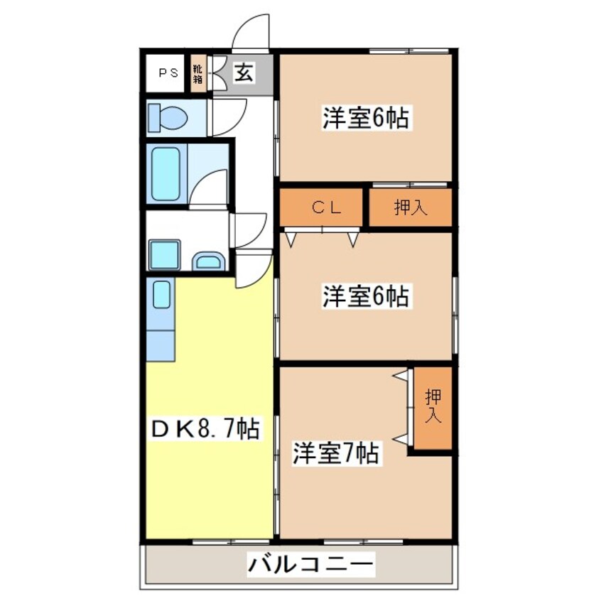 間取図 エクセリーナ21