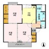 ライブタウン平林B棟 3DKの間取り