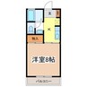 ナガノコアハイツＡ棟 1Kの間取り