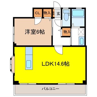 間取図 メゾン・ドゥ・ジャスミン
