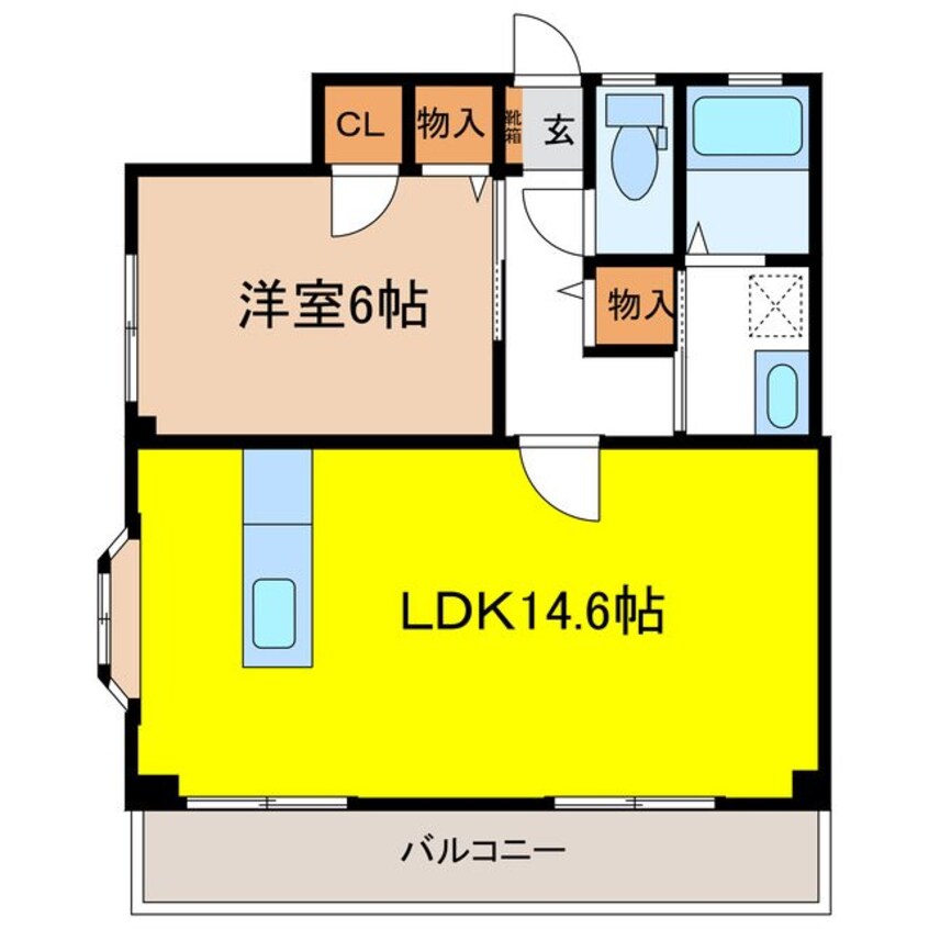 間取図 メゾン・ドゥ・ジャスミン
