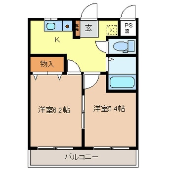 間取図 ハイツＫ-２