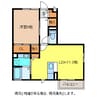 セジュール・アルス 1LDKの間取り