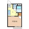 ＴＨコーポ 1Kの間取り