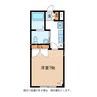 ピュア本郷 1Kの間取り