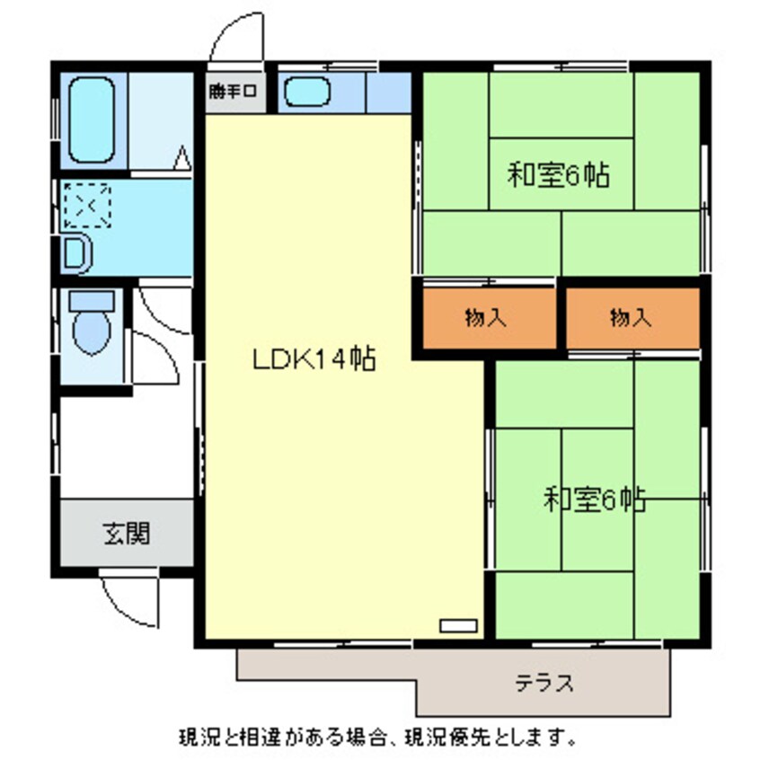 間取図 コンフォート7　F