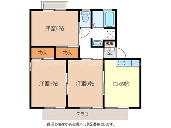 間取図 コーポラス稲田Ａ棟