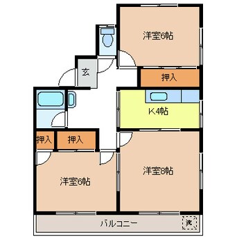 間取図 富士ハイツＡ棟