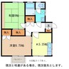 戸根川コーポ 2Kの間取り