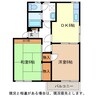 サンスリーゼ北堀 2DKの間取り