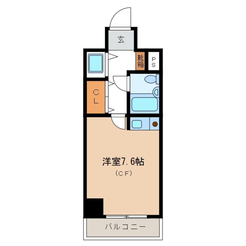 間取図 長野電鉄長野線/権堂駅 徒歩3分 4階 築35年