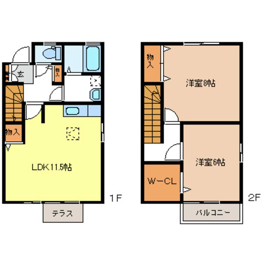 間取図 クランツイースト