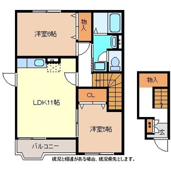 間取図 メルティー・アイＢ棟