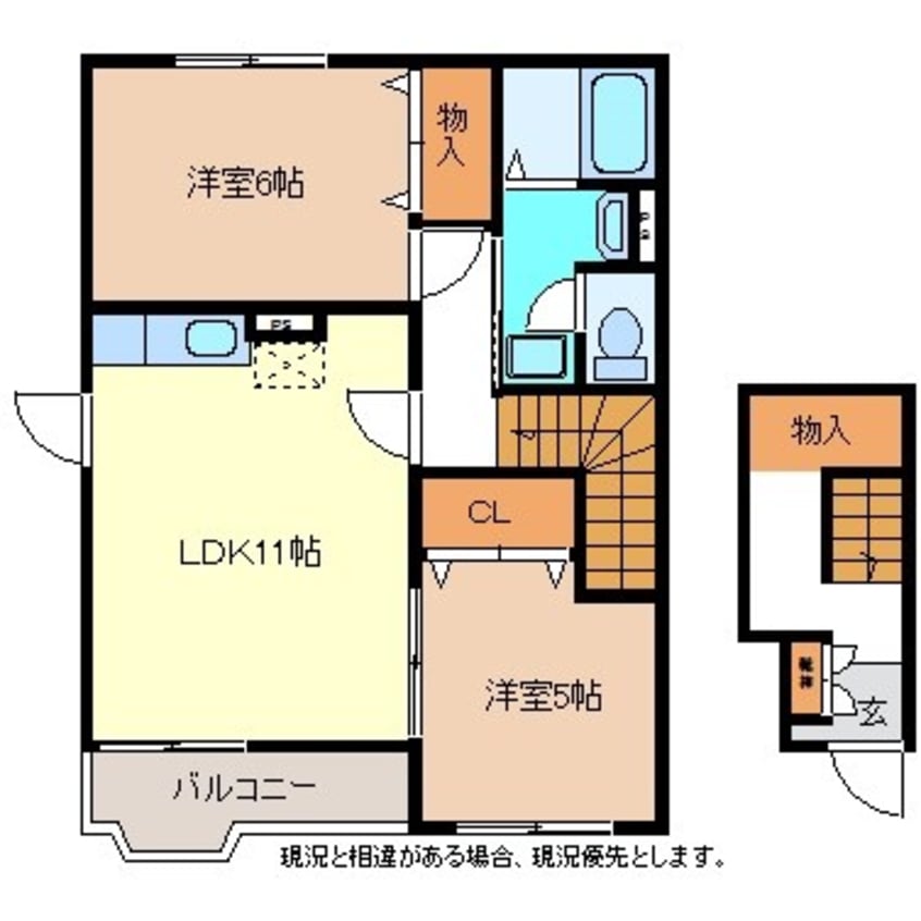 間取図 メルティー・アイＢ棟