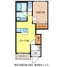 サンみわ 1LDKの間取り