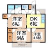 ハイツウィング金子 3DKの間取り
