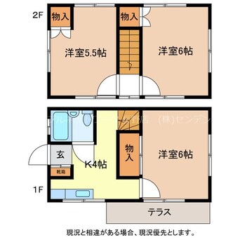 間取図 川合新田戸建Ｅ棟