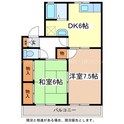 セジュール吉田Ｂ棟の間取図