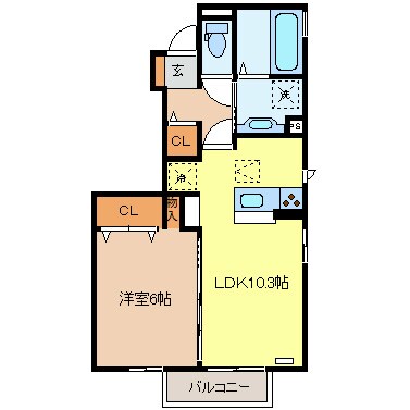 間取り図 サウザン夢A