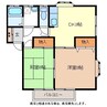 信越本線/長野駅 バス:12分:停歩4分 1階 築32年 2DKの間取り