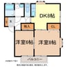 信越本線/長野駅 バス:12分:停歩4分 1階 築32年 2DKの間取り