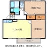メゾン・ド・Ｍ　Ａ棟 2LDKの間取り