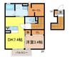リキ 1DKの間取り