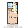ウイライブケイ 1Kの間取り