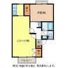 ラ・ポール丸山A棟 1LDKの間取り