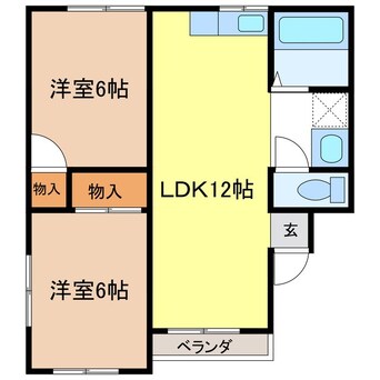 間取図 朝日ハイツ