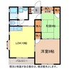 コーポＴ＆Ｓ2 2LDKの間取り