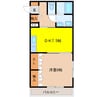 ディッツオ・東口 1DKの間取り