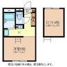 グランデ南高田 1Kの間取り
