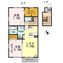 レザン・ガーデンＡ棟の間取図