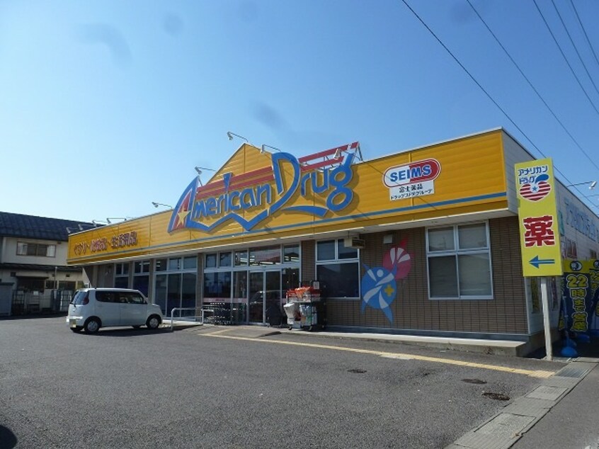 ｱﾒﾘｶﾝﾄﾞﾗｯｸﾞ石渡店(ドラッグストア)まで955m サンディ長池ハイツ