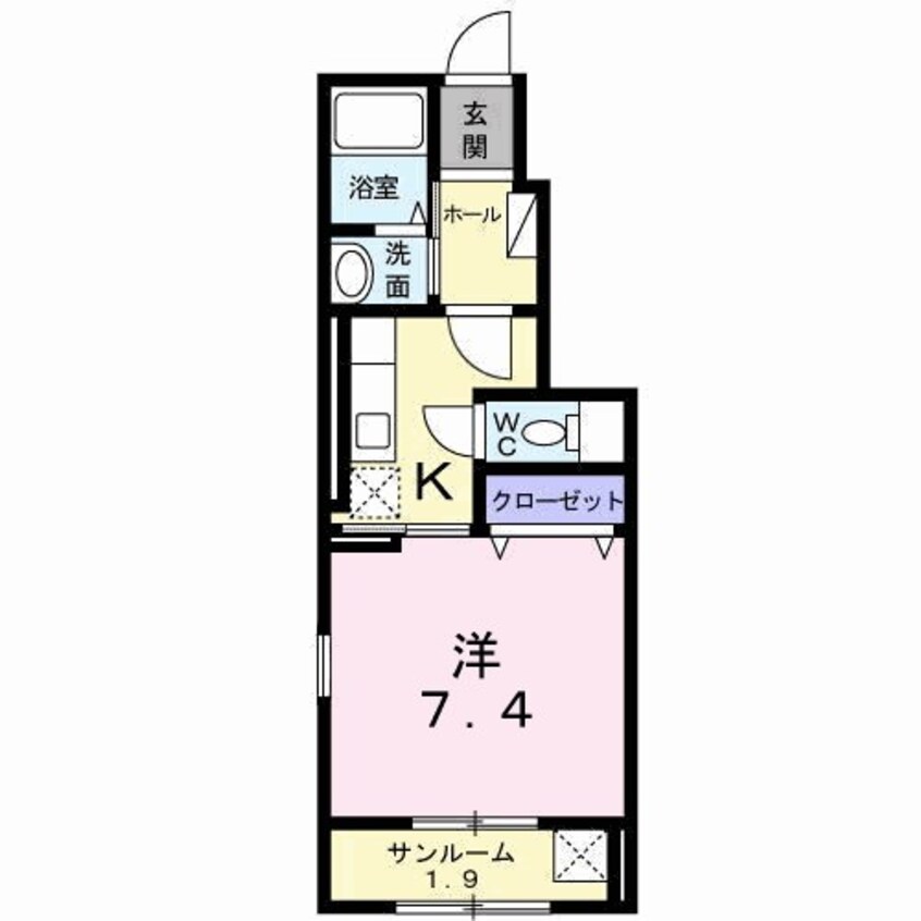 間取図 ツインズまつ木