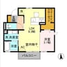 ＣＡＳＡ日和III 1LDKの間取り