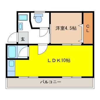 間取図 コーポ吉田