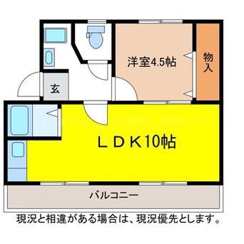 間取図 コーポ吉田