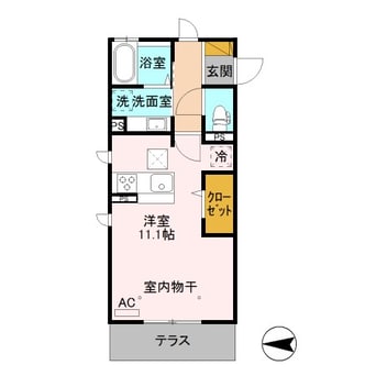 間取図 エスポワール栗田