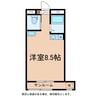 コーポ小島 1Rの間取り