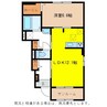 エトワールエスポ 1LDKの間取り