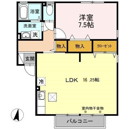 間取り図 ロイヤル・ウイングB