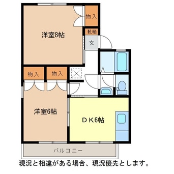間取図 ライブタウン風間Ｄ棟