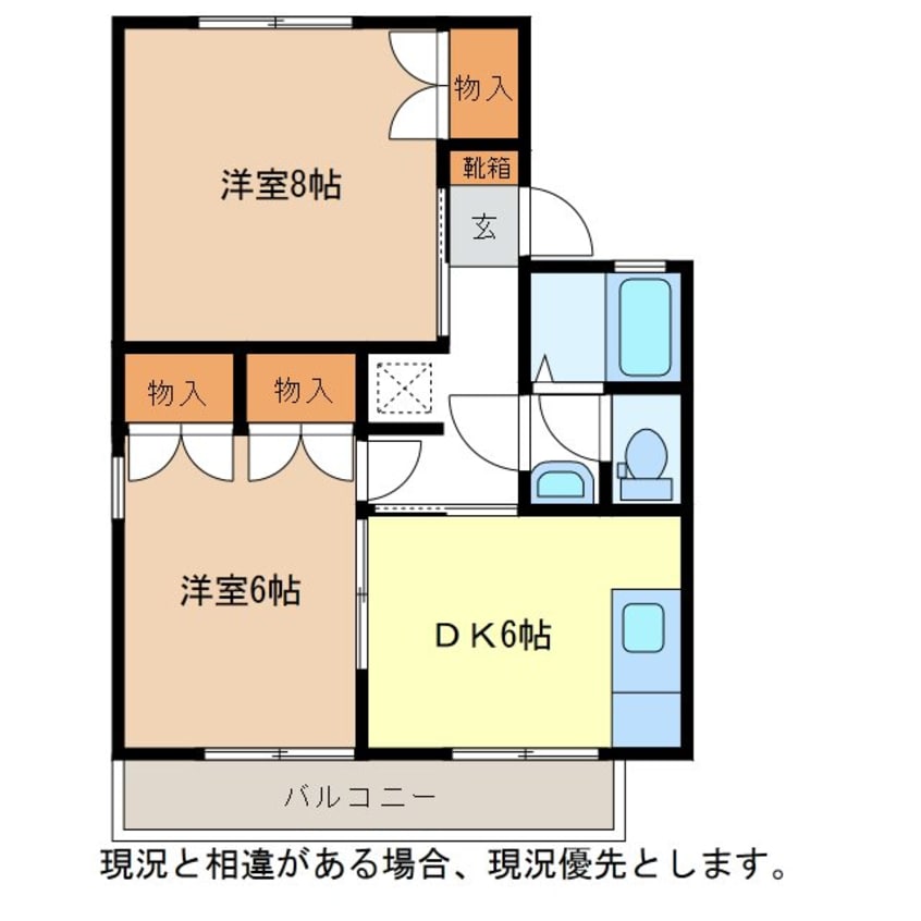 間取図 ライブタウン風間Ｄ棟